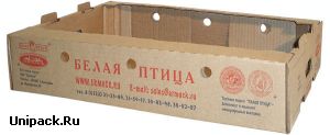 Лоток из гофрокартона для мяса птицы